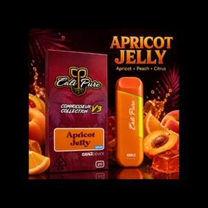 cali pure v3 apricot jelly vape